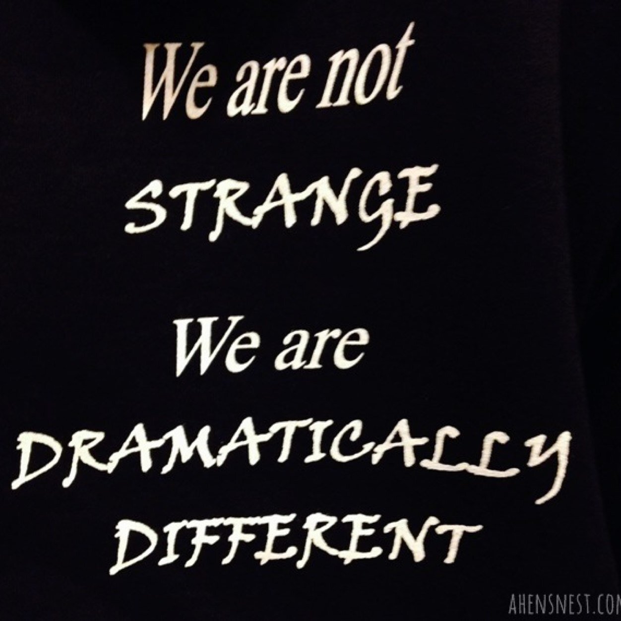 Awesome and i am different but so what everyone is that dont mean u have the roght to feel bad about it doe