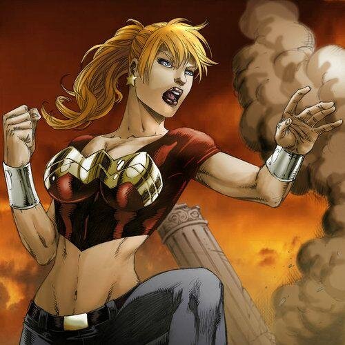 Cassandra Sandsmark at your service. #Taken by @Superboy_Conner #RpYj