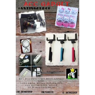Aksesoris Hp PowerBank battery  ORDER--- 
PIN: 753BC77C 
Line: antingedrop 
|IG: antingedrop