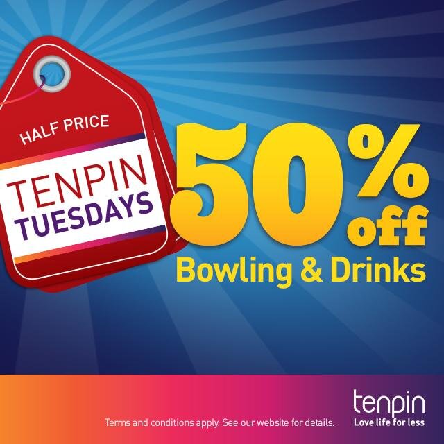 When it comes to fun we are the experts at Tenpin Nottingham :) join us for bowling, food, arcade games  or some pool! We have an offer for everyone!