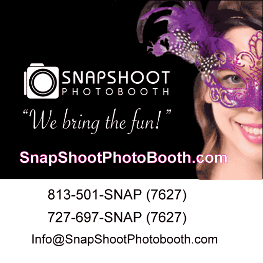 Snapshoot Photobooth is Tampa's Premier Photo Booth Rental. We include everything NO EXTRA charges and we'll match any comparable price. We bring the fun!