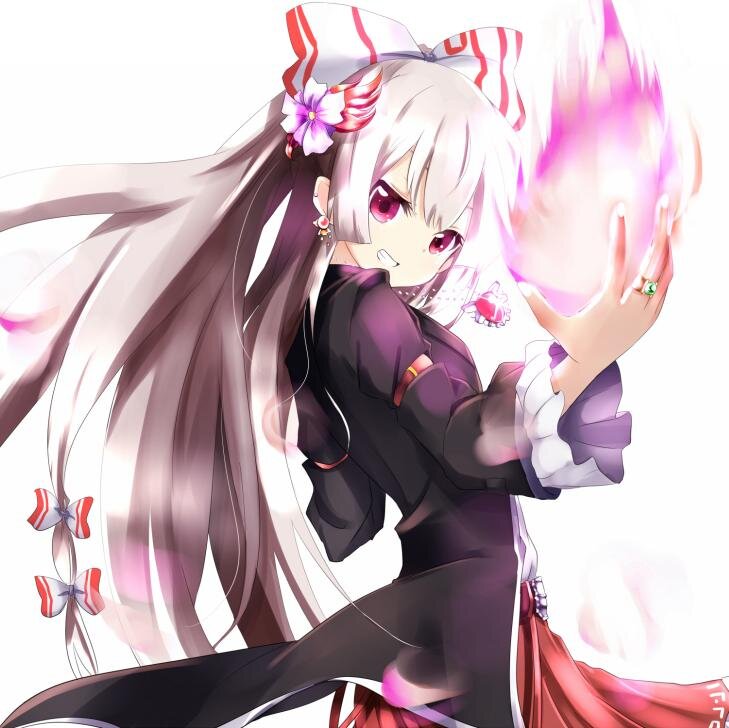 Hello,I am Mokou, an immortal phoenix thanks to the hourai elixir. Feel free to ask me for help.