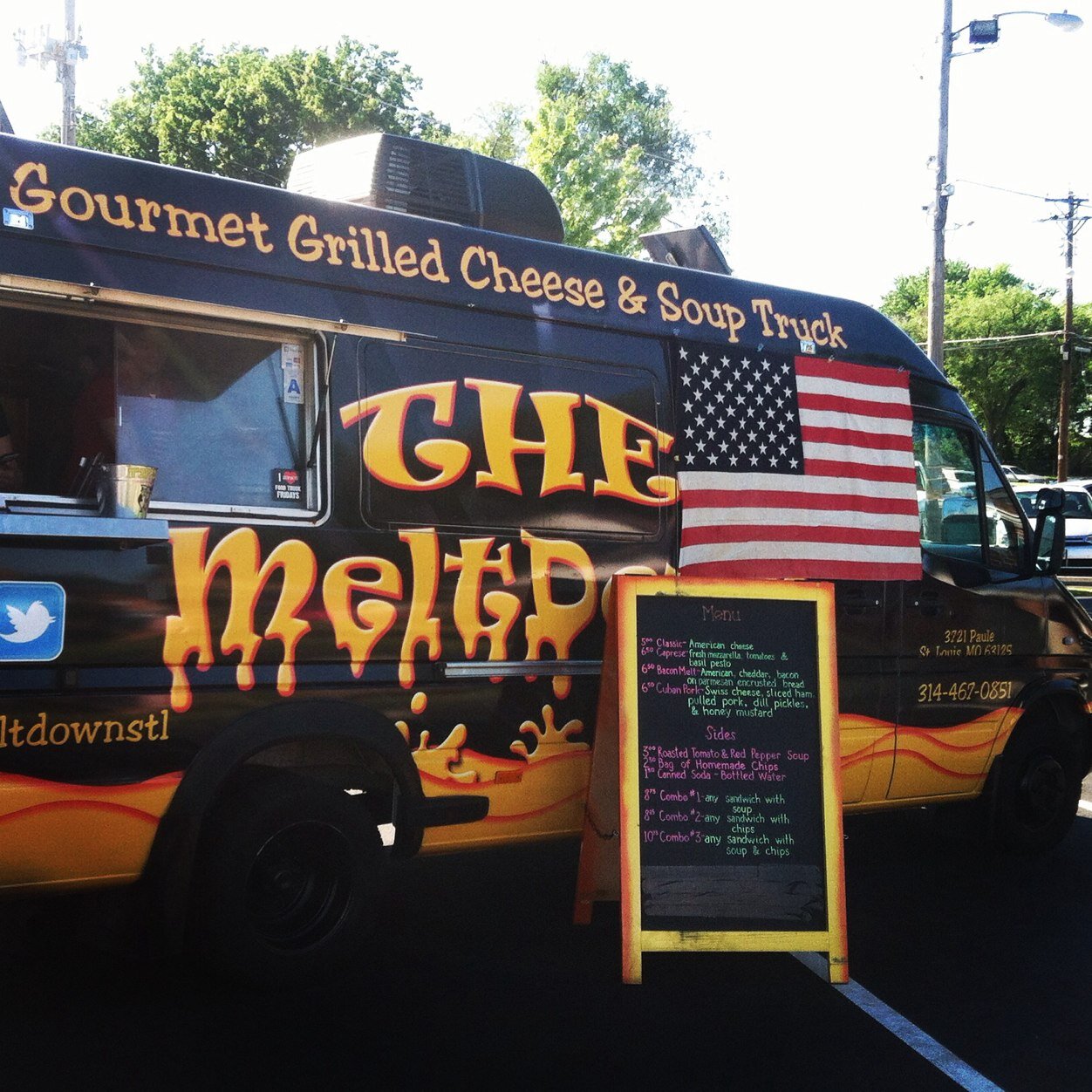 St.Louis' Original Gourmet Grilled Cheese and Soup Truck!