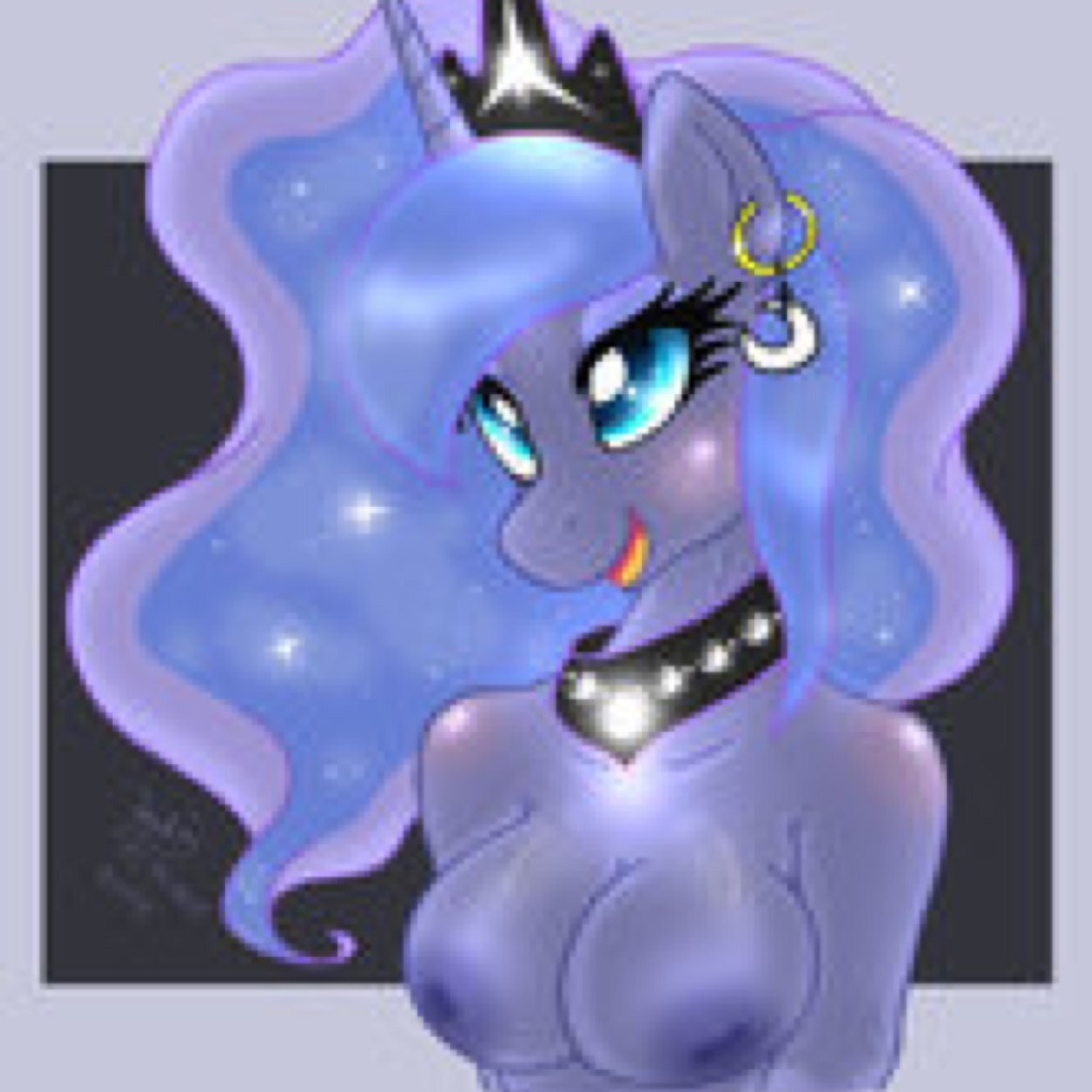 Hello *moans* im Princess Luna and im horny. R34/Sex toy/naughty girl (open rp to anyone) #single
