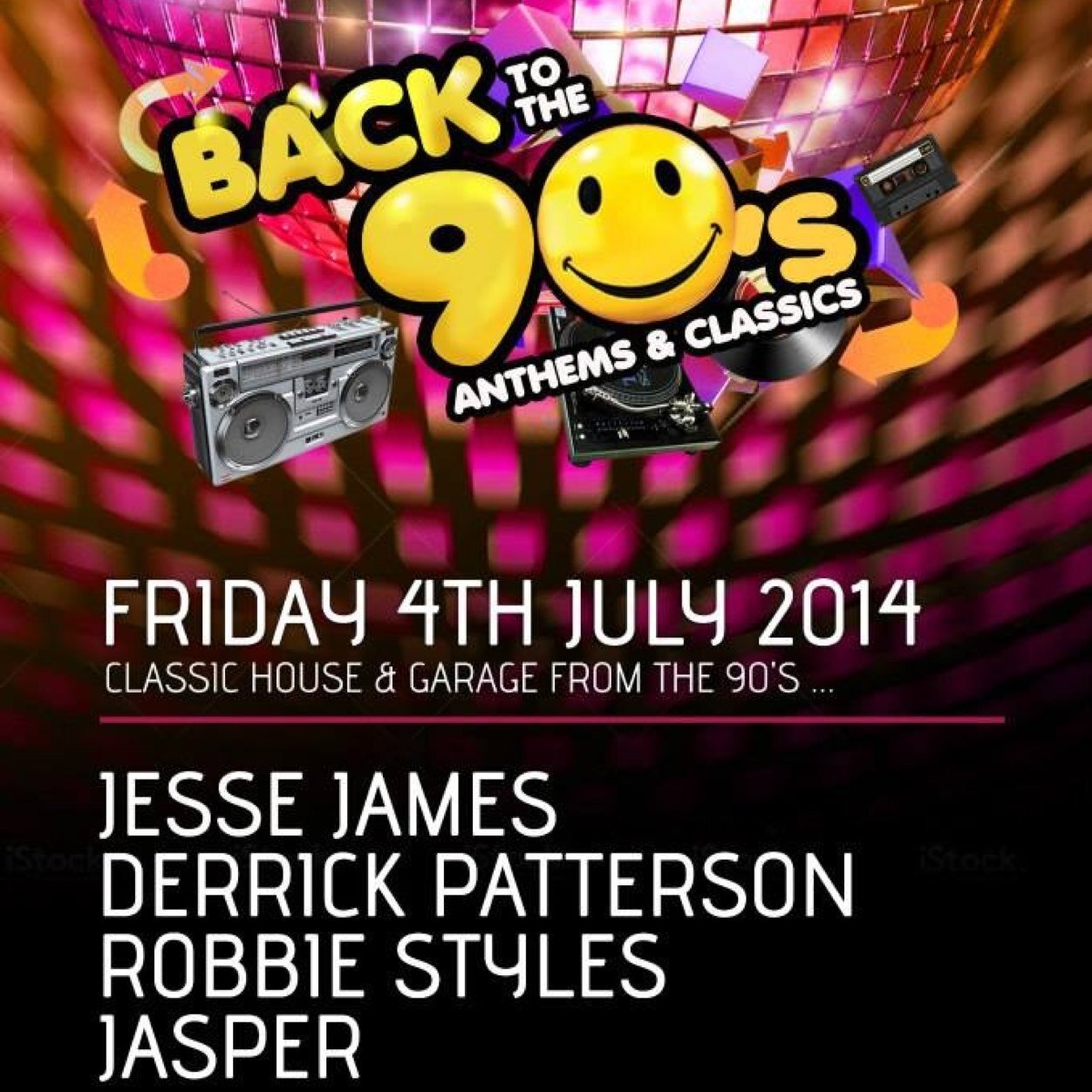 BackToThe_90s's profile picture. A Trip down memory lane - classic house & garage night at a venue near you!