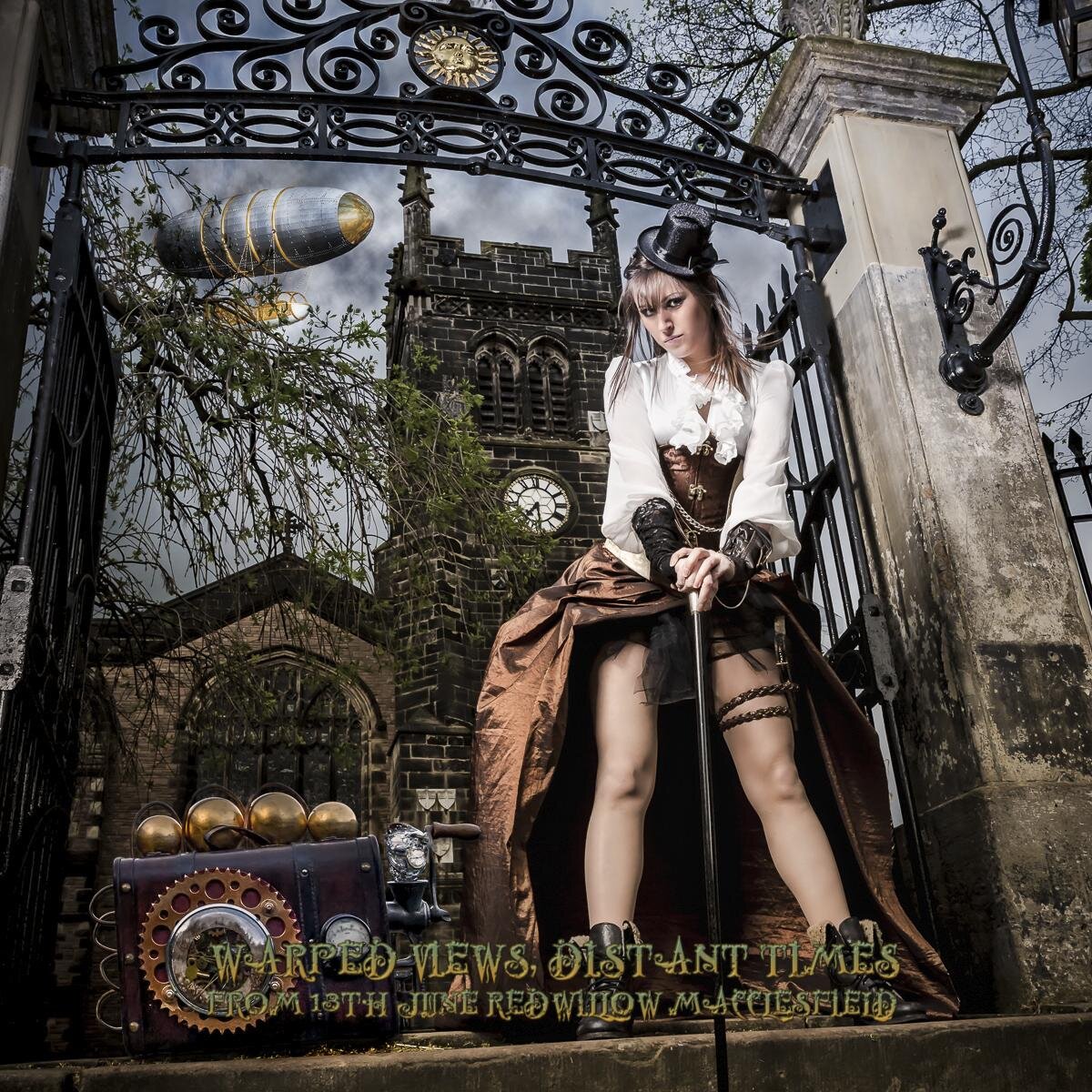 WarpedViews's profile picture. A Steampunk exhibition created for @BarnabyFestival 2014 at @RedWillowMacc by Simon Brown @travellingsimon, Steve Thornhill and Carol Hutchinson