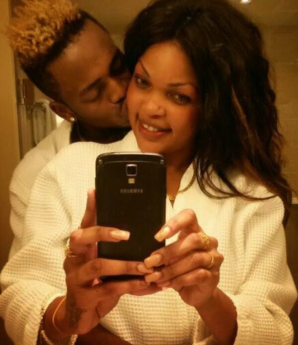 Wema Sepetu and Diamond Platnumz. #OurLife