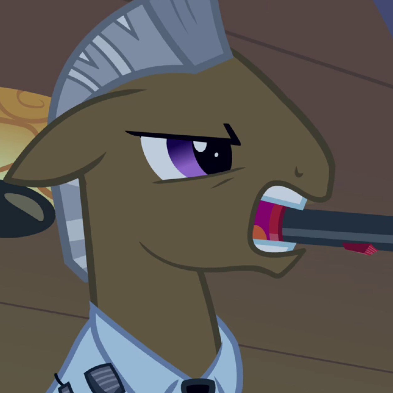 With all of his security experience, Night Watch could have taken a job anywhere, but he secretly lives hospital cafeteria food.