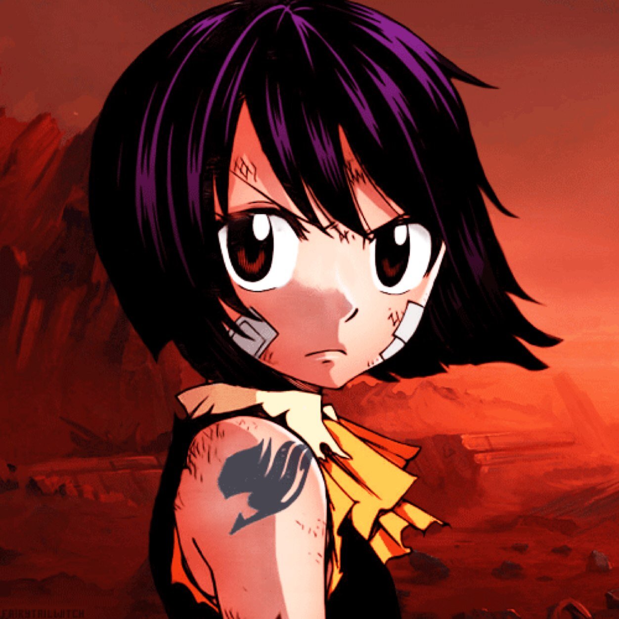 天空の巫女 Tenkū no Miko|Fearī Teiru妖精の尻尾 Madōshi魔導士|My job is to support everyone but... when I have to fight... I become the Sky Dragon!|Partner: Sharuru|