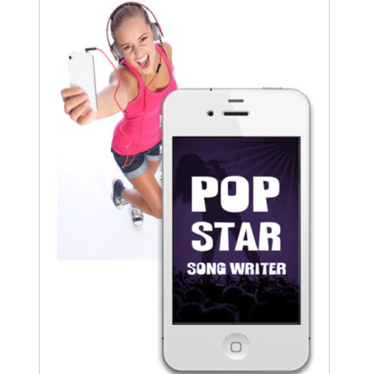 Got a great singing voice? Want to be a Pop Star? Now you can! Download 'Pop Star Song Writer' from iTunes Appstore.