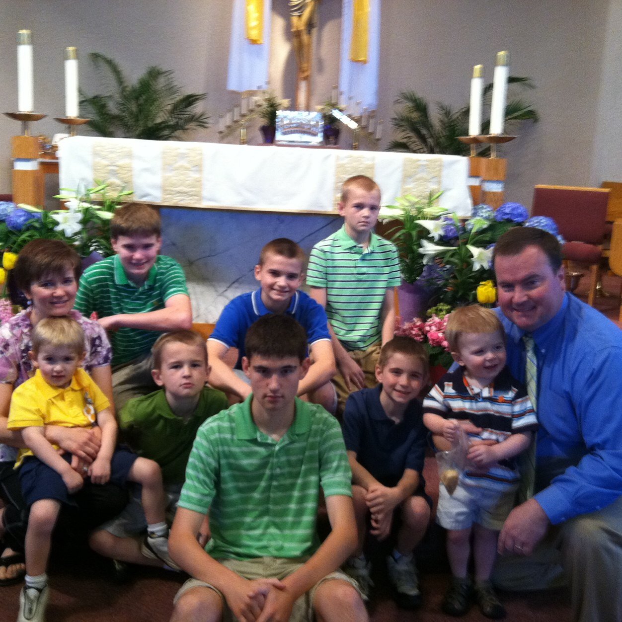 Catholic Mom of 8 boys and wife of Brian.  Love our faith, running, hiking, reading and sleeping!