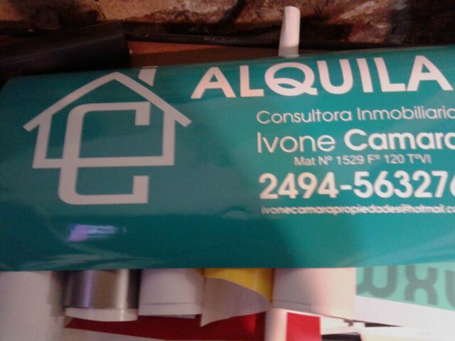 CONSULTORA INMOBILIARIA IVONE CAMARA INMOBILIARIA. Matr.1529. Fº120 Tº VI.