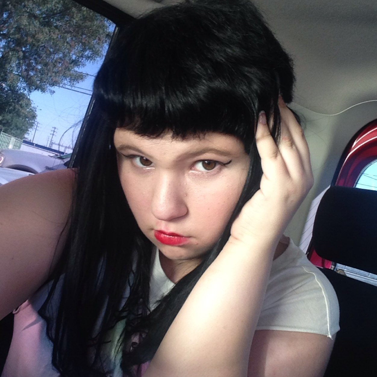 Ghetto fab:Teenage dirtbag:stressed depressed but well dressed:music addict:a rebel with a cause:vegetarian