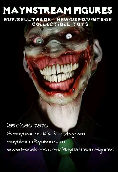 maynstream_me's profile picture. NoWife/NoKids/Weekend Superhero 
MaynStream= TOYS fukery & WEED
AVID TOY COLLECTOR AND SELLER
@MAYNSTREAM FIGURES ON FB
@MAYNIAX ON KIK & IG (850)696-7876