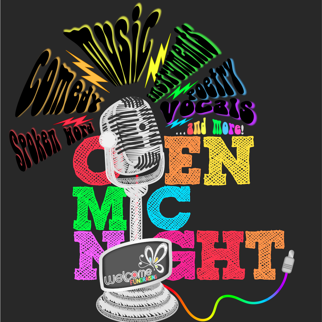 #WelcomesMicisON with our First Fundraising Open Mic Night, All proceeds go to Welcome Charity's (registered charity no 1087511) Volunteer Appreciation Fund.