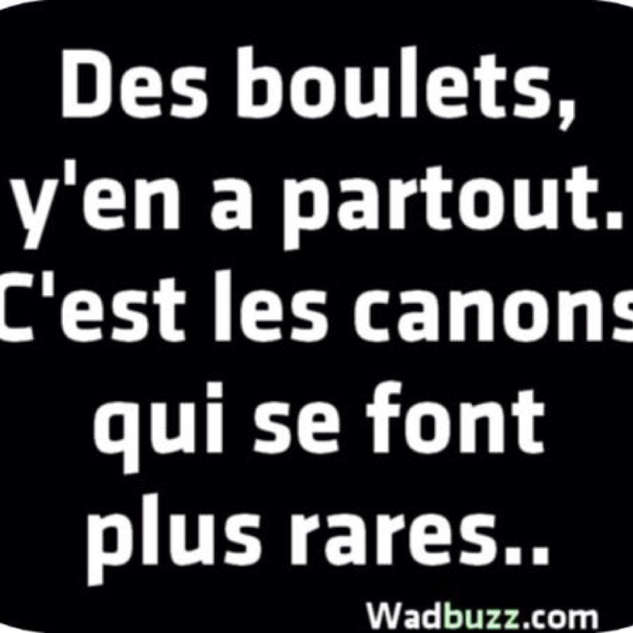 Parce que l'humour ne s'arrête pas aux blondes & aux charades. 
Et que dans la vie de tous les jours vous connaissez un ou plusieurs boulets. 
Nous sommes là !