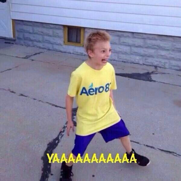 [gets hit in the head with a basketball] YAAAAA [gets hit in the head with a basketball again] YAAAAAAAAAA
