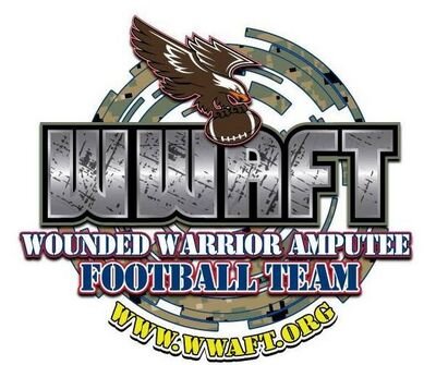 Members of the Wounded Warrior Amputee Football Team showcase their abilities to show that the loss of a limb does not mean the end of an athletic career.