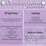 CleaningGems's profile picture. Cleaning Gems.... London based cleaning company offering a professional friendly homemaking service.