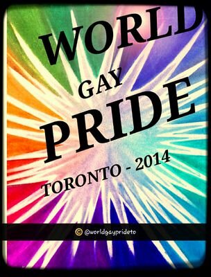 #Worldpride #WP14TO #Pridetoronto World Gay Pride 2014 - tweeting news, pictures and everything about World Gay Pride in Toronto - tweets are my own