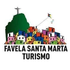 Localizada em Botafogo na zona sul do Rio de Janeiro. A favela Santa Marta tem uma das vistas mais bonitas do Rio. #FavelaSantaMartaTurismo