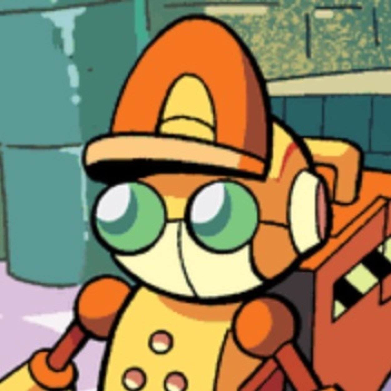 Greetings! I am Fixit, a robot helper of Madame Relic, stationed on Angel Island! How may I be of assistance? #SonicTwitter