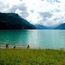 we all live in an airstream trailer about 300 yards up the lake