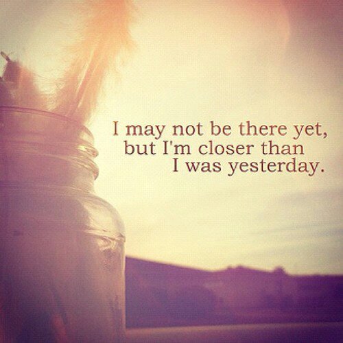 never give up!