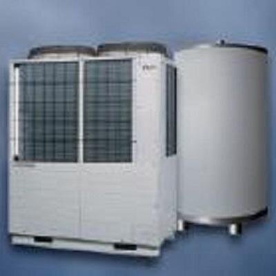 Q-ton produces 6000+ litres of hot water per day, Innovative #ASHP with a C.O.P of 4.3. 100% capacity down to -7. Full #BIM design & installation #RHI & #ECA