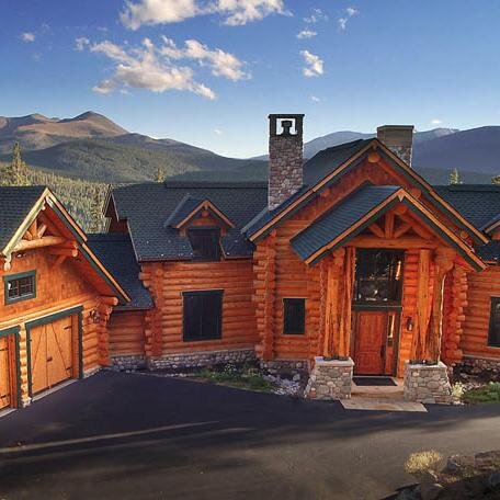 We specialize in custom log homes, timber frame and hybrid construction from small log cabins and family homes to large resorts.