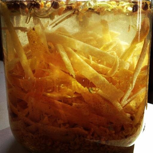 Fermenting and cocktailing.