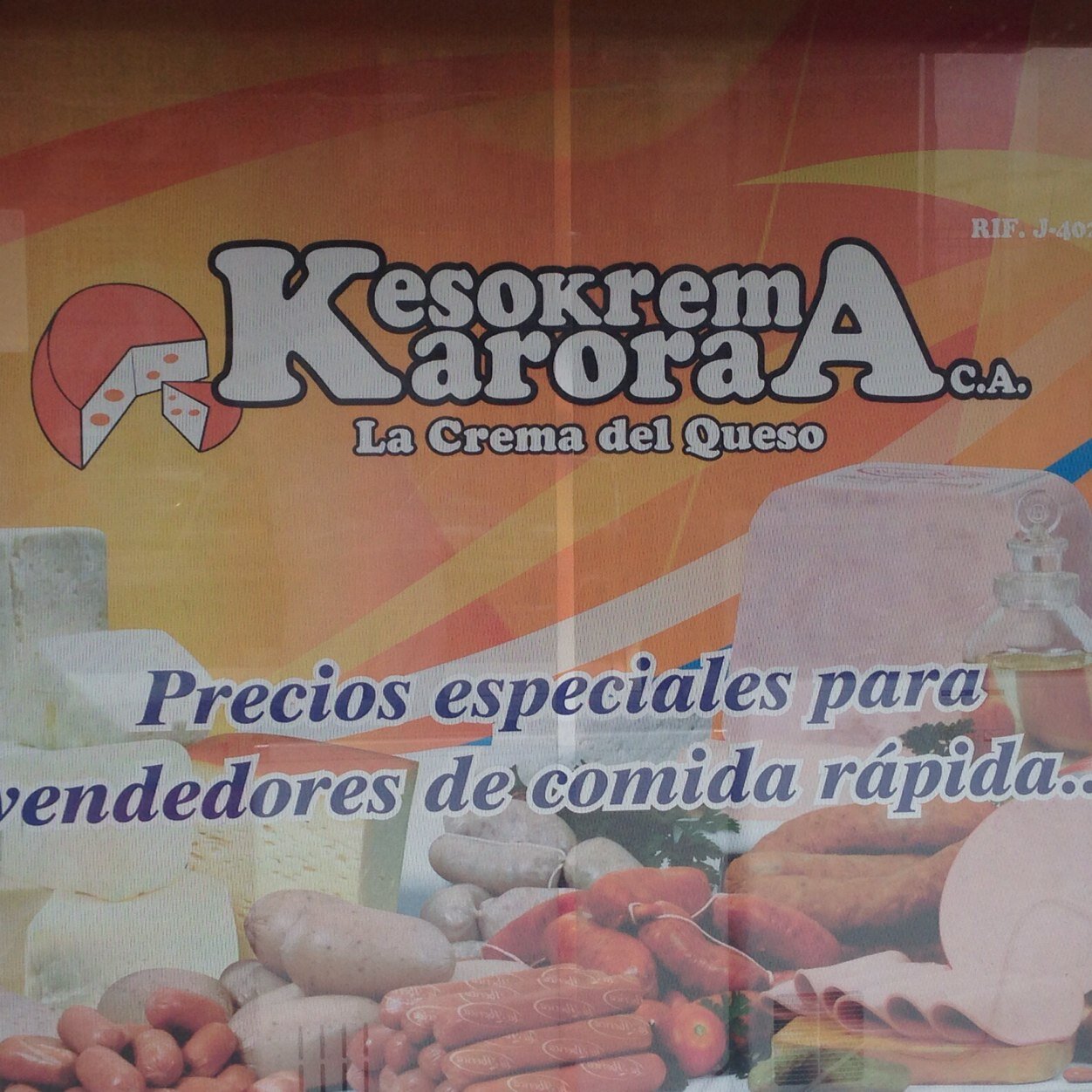 Carora - Lara.                                Charcuteria.                                                  La crema del queso