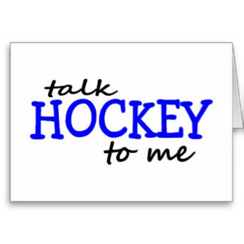 Hockey freak! Jesus is my fortress *..Stay blessed!