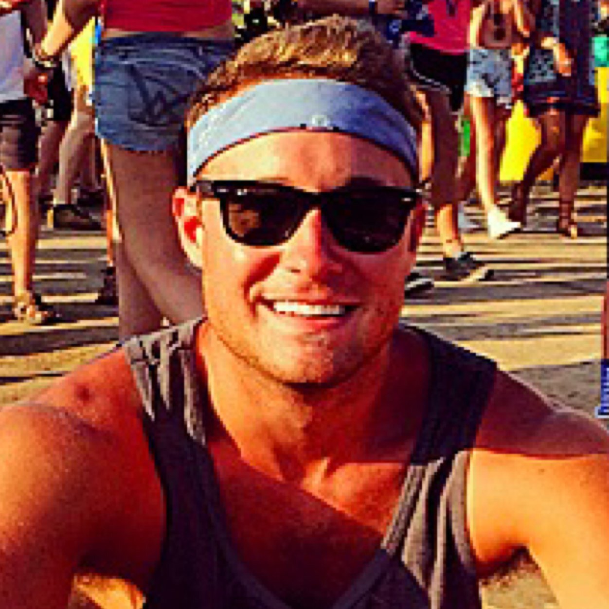 austinB26's profile picture. Probably at a concert, probably wearing a hat and probably sweating | Go Bucks