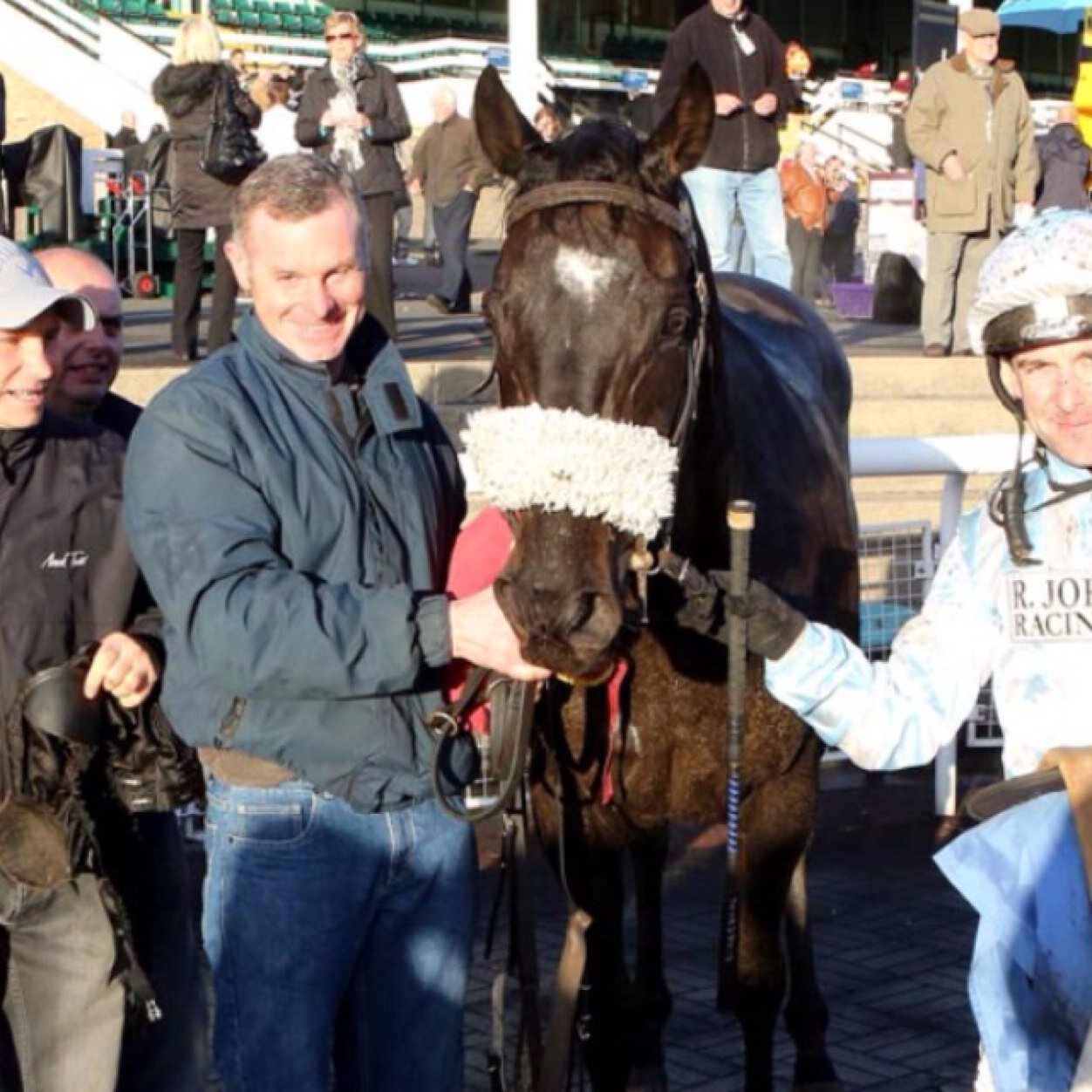RacingJohnson's profile picture. Racehorse Trainer of Flat and Jumps horses in Newcastle, assisted by sons Kenny and Peter, Family business, we can get them ready.