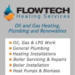 flowtechheating's profile picture. Flowtech Heating are a small, Friendly Company putting Customer care and quality of work as our main core values.
We work on Oil, Gas and Renewable Plumbing.