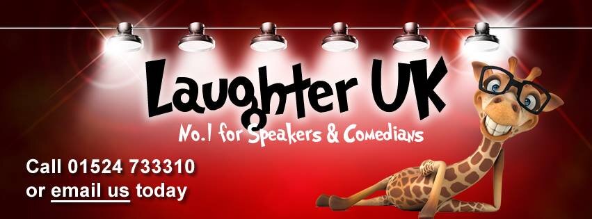 LaughterUk's profile picture. Laughter UK is a UK Entertainment Agency specializing in Comedians and After Dinner Speakers. Call us on 01524 733310 http://t.co/sR38Gk12D0 To book a comedian