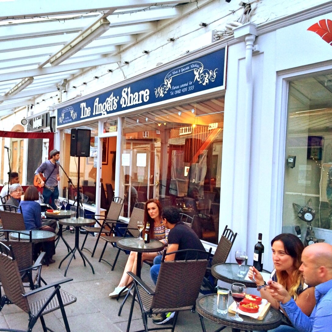 IndianTapas's profile picture. Welcome to Hitchin's best kept secret!

Come down to The Angels Share to experience great wine, Indian Tapas, with live music every Friday & Saturday night!