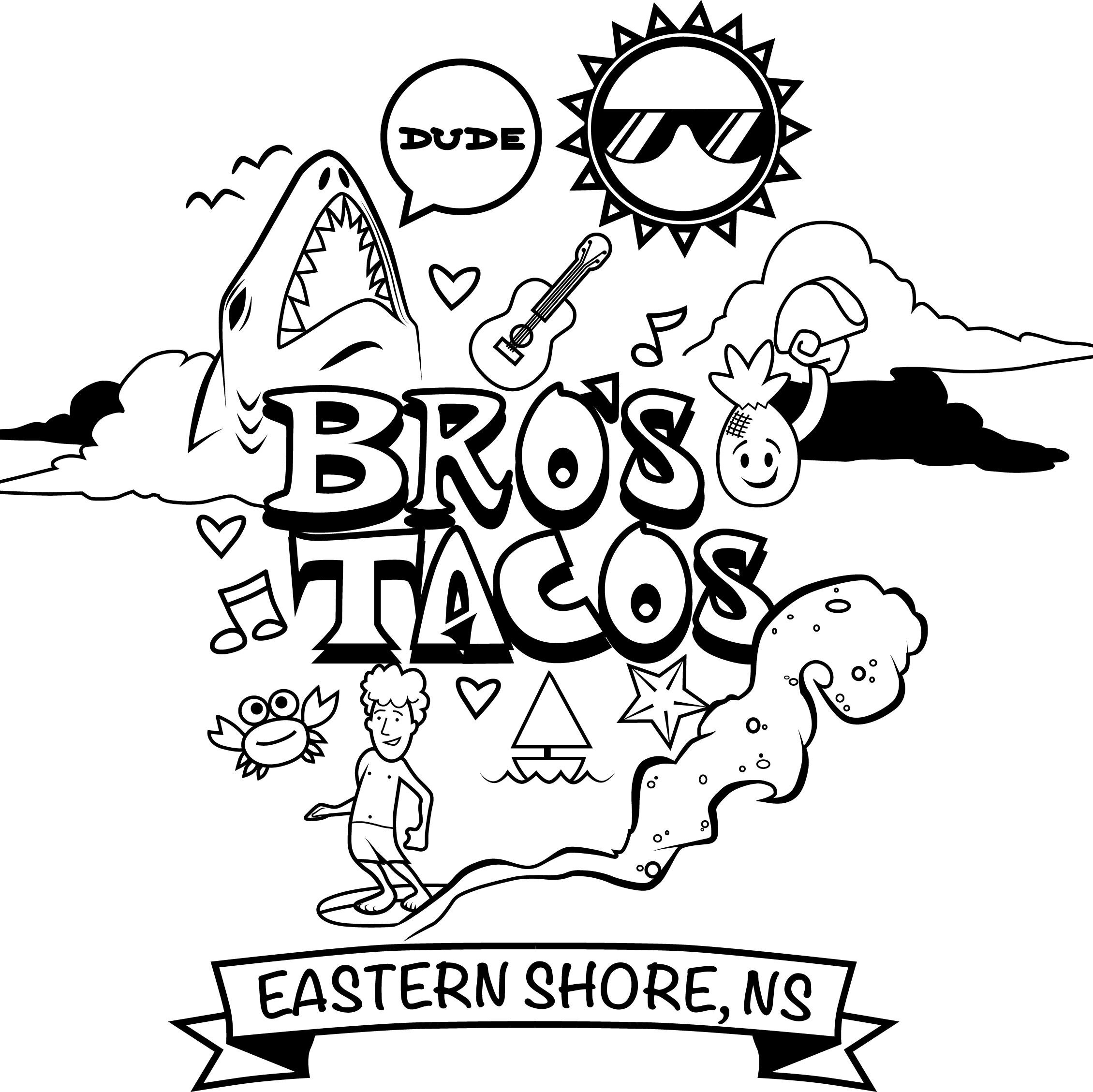 Food Bus operating outside of Lawrencetown Beach under Dude's Food