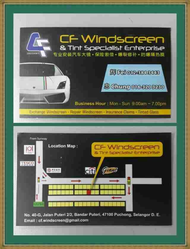 cf_windscreen's profile picture. exchange / repair / insurance claim / replacement black & white WINDSCREEN, tinted glass