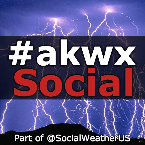 User reported, user contributed. Send Alaska Weather reports using #akwx! Follow @akwxSocial to keep up with current Alaska weather! Part of @SocialWeatherUS.