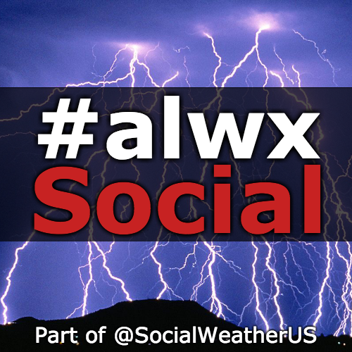 User reported, user contributed. Send Alabama Weather reports using #alwx! Follow @alwxSocial to keep up with current Alabama weather! Part of @SocialWeatherUS.