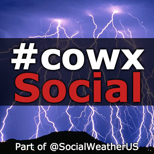 User reported, user contributed. Send Colorado Weather reports using #cowx! Follow @cowxSocial to keep up with current CO weather! Part of @SocialWeatherUS.