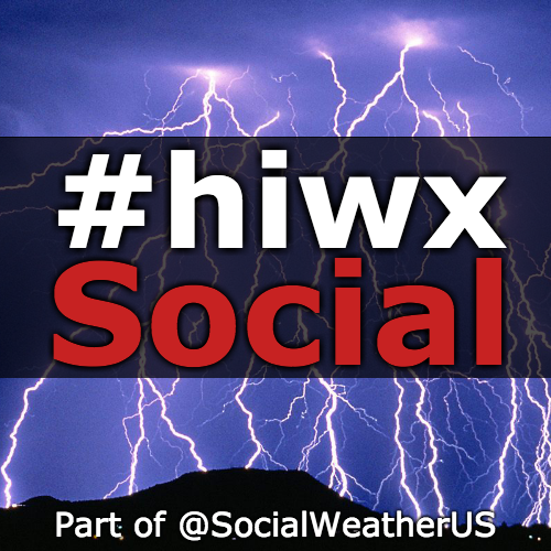 User reported, user contributed. Send Hawaii Weather reports using #hiwx! Follow @hiwxSocial to keep up with current Hawaii weather! Part of @SocialWeatherUS.