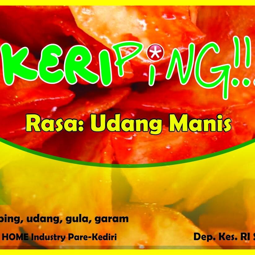 keripik emping rasa udang pedas manis asli kota pare kediri jatim - Kontak info call / text /Wa 085649282666