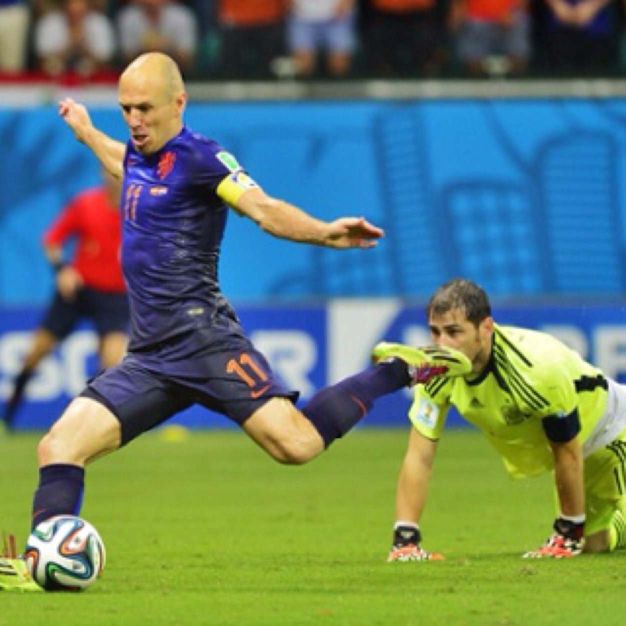 We play Football not handegg.