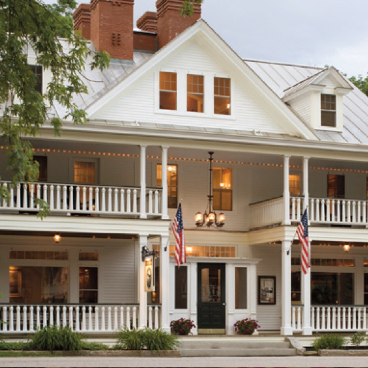 The Pitcher Inn, a Relais and Chateaux property, located in Historic Warren Village, VT. Offering nine unique and luxurious guest rooms and two suites.