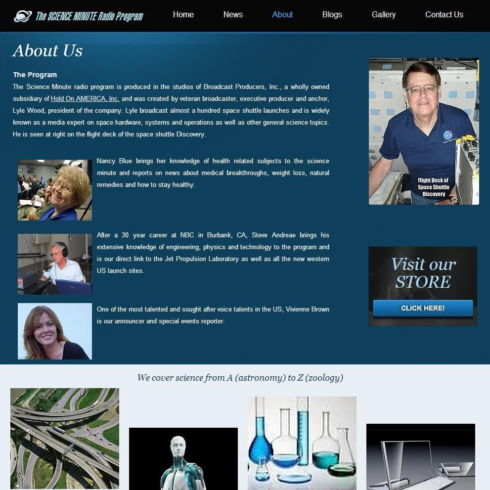 scienceminute's profile picture. A one-minute daily radio program