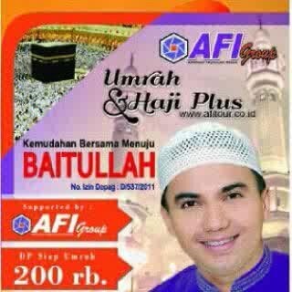 Hy dg 350rb, InsyaAllah 180 Hari Bisa ke Baitullah by Program Tabungan Umrah di AFITOUR nya Sahrul Gunawan | Info & daftar: Pin 29371F90~Hp 085207281420