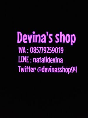 Pin BB : 321fe64a / 75E31A15 WA : 085779259019
FB : Devina's OS
IG : devinasshop94 Email :devinasshop94@yahoo.com